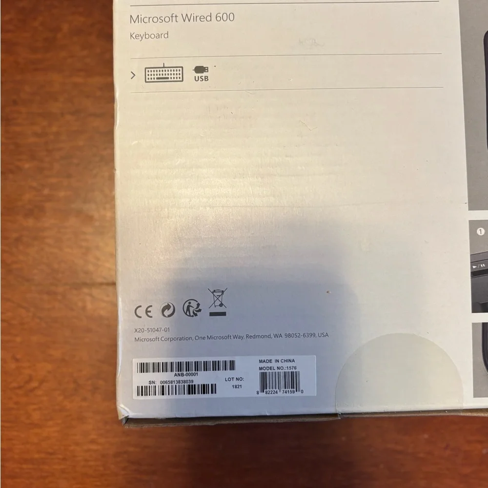 Microsoft Wired Keyboard 600 NWIB